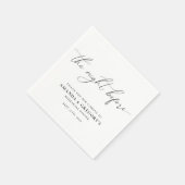 Het avondeten voor de repetitie van het huwelijk servet (Hoek)