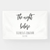 Het avondeten voor de repetitie van het huwelijk spandoek (Horizontaal)