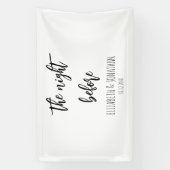 Het avondeten voor de repetitie van het huwelijk spandoek (Verticaal)