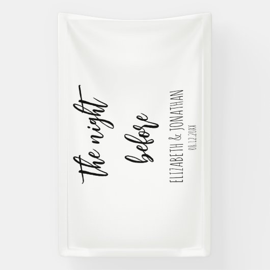 Het avondeten voor de repetitie van het huwelijk spandoek (Verticaal)