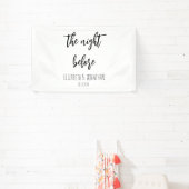 Het avondeten voor de repetitie van het huwelijk spandoek (Insitu)