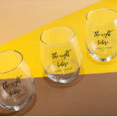 Het avondeten voor de repetitie van het huwelijk wijnglas zonder voet