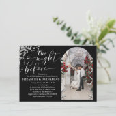 Het avondeten voor het eten van foto's kaart (Staand voorkant)