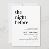 Het avondeten voor het feest van het huwelijk kaart (Voorkant)