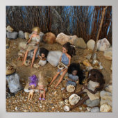 Het avondeten wordt geserveerd. poster (Voorkant)