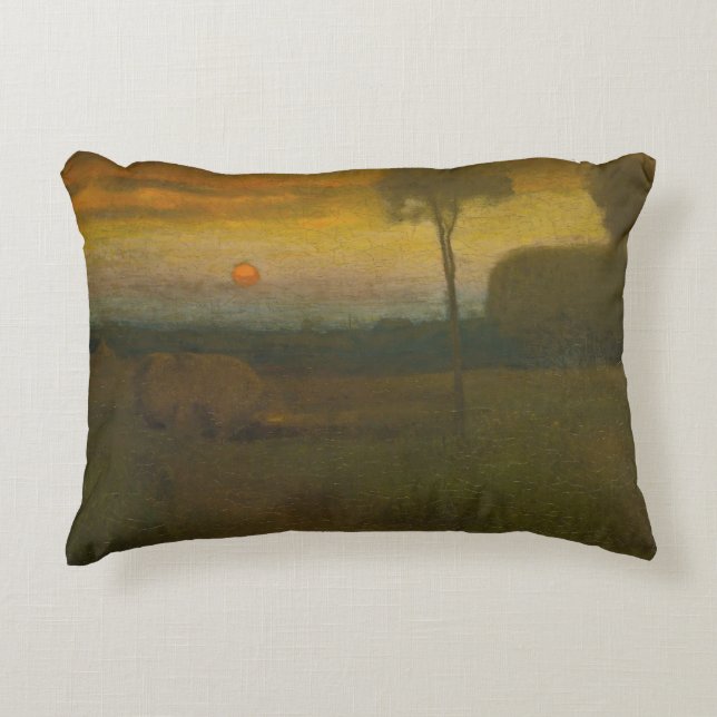 Het avondlandschap van George Inness (1889) Accent Kussen (Voorkant)