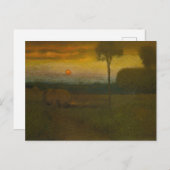 Het avondlandschap van George Inness (1889) Briefkaart (Voorkant / Achterkant)