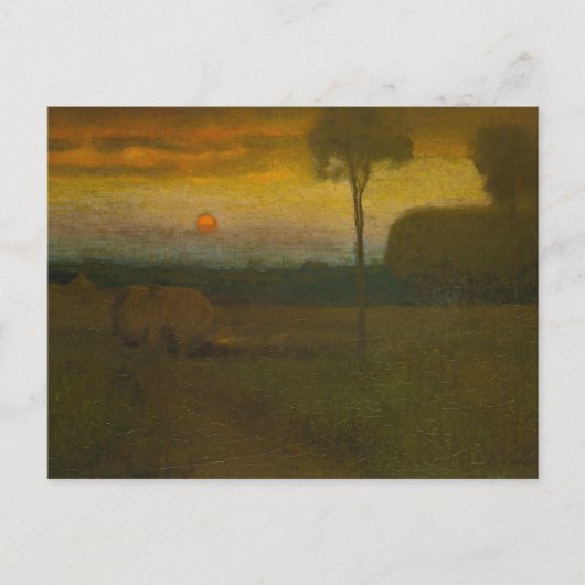 Het avondlandschap van George Inness (1889) Briefkaart (Voorkant)