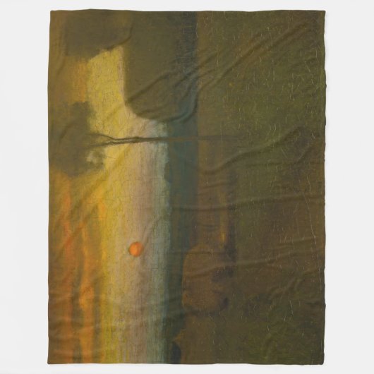 Het avondlandschap van George Inness (1889) Fleece Deken (Voorkant)