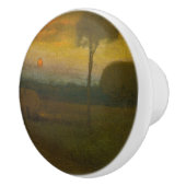 Het avondlandschap van George Inness (1889) Keramische Knop (Rechts)