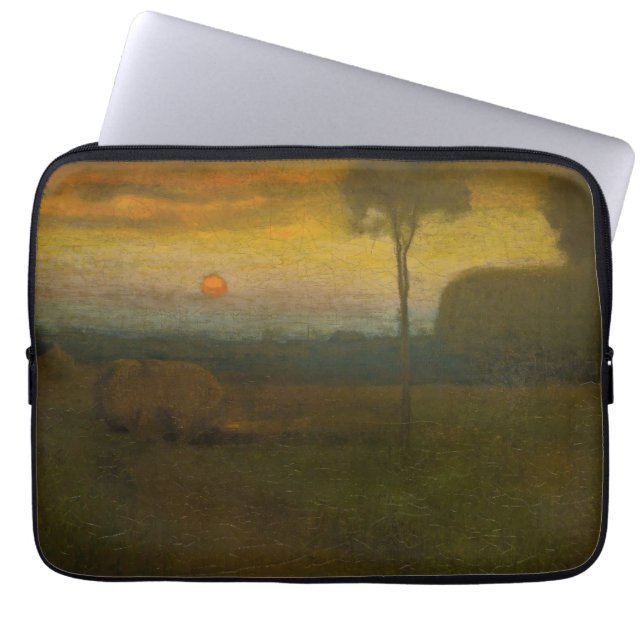 Het avondlandschap van George Inness (1889) Laptop Sleeve (Voorkant)