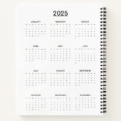 Het avondlandschap van George Inness (1889) Notitieboek (Achterkant)