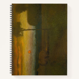 Het avondlandschap van George Inness (1889) Notitieboek