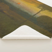 Het avondlandschap van George Inness (1889) Sherpa Deken (3/4)