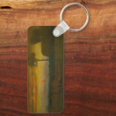 Het avondlandschap van George Inness (1889) Sleutelhanger (Achterkant)