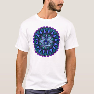 Het avondlicht Boeddha Mandala T-shirt