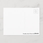 Het avondlicht van de Rainer monteren Briefkaart (Achterkant)