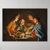 "Het avondmaal bij Emmaus" Poster (Voorkant)
