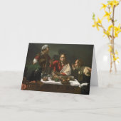 Het avondmaal in Emmaus, 1601 2 Kaart (Gele Bloem)