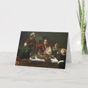 Het avondmaal in Emmaus, 1601 2 Kaart