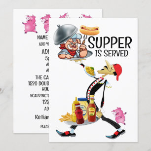 HET AVONDMAAL IS OPGEDIEND KAART