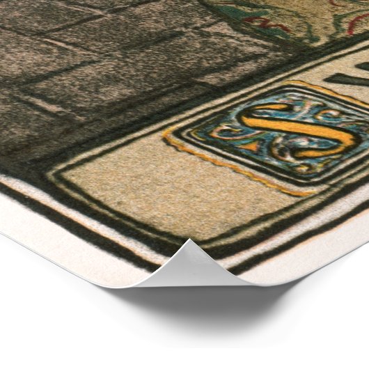 Het avondmaal van Jessie Willcox Smith Poster (Hoek)