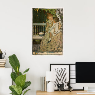 Het avondmaal van Jessie Willcox Smith Poster