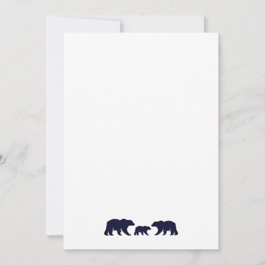 Het avontuur Awaits Woodland Beer Baby shower door (Achterkant)