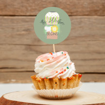 Het Avontuur Begin Hete Luchtballon Cupcake Topper