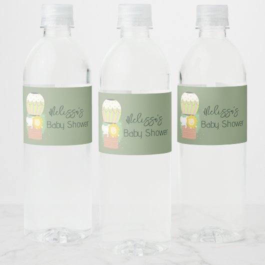 Het avontuur begint aangepaste waterfles label waterfles etiket