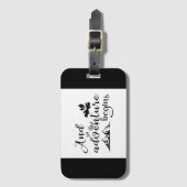 Het avontuur begint bagagelabel (Voorkant (verticaal))