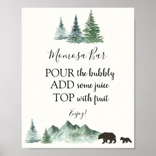 Het avontuur begint Beer Momosa de Teken van de Ba Poster (Voorkant)