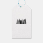 Het avontuur begint bij de huwelijksgunst cadeau L Cadeaulabel (Achterkant)