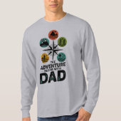 Het avontuur begint bij papa t-shirt (Voorkant)