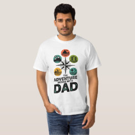 Het avontuur begint bij papa t-shirt
