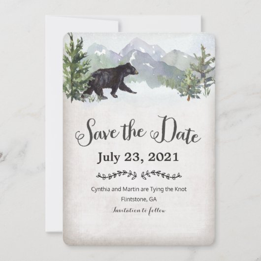 Het avontuur begint bijtend sparen de Datum Kaart (Voorkant)