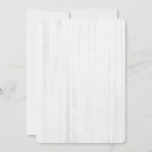 Het avontuur begint Bridal Uitnodiging (Achterkant)