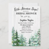 Het avontuur begint Bridal Uitnodiging (Voorkant)