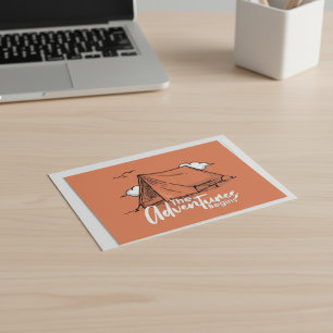 Het avontuur begint Briefkaart