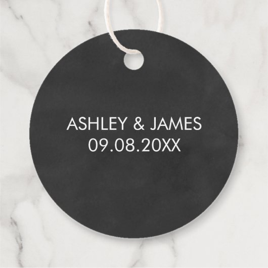 Het avontuur begint bruiloft welkom cadeau Label, Bedankjes Labels (Achterkant)