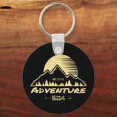 Het avontuur begint Button Sleutelhanger (Voorkant)