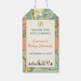 Het avontuur begint Dank u de Plaatsen van de Were Cadeaulabel