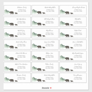 Het avontuur begint de Envelop van het Adres van d Sticker