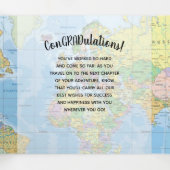 Het avontuur begint de Foto van het Afstuderen Drieluik Kaart (Binnenkant midden)