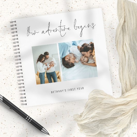 Het avontuur begint de Foto's van het Manuscript v Notitieboek