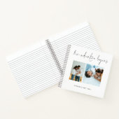 Het avontuur begint de Foto's van het Manuscript v Notitieboek (Binnen)