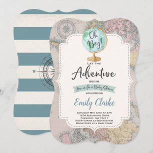 Het avontuur begint de Shower van de Kaart van de