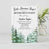 Het avontuur begint de Uitnodiging van de Partij v (Staand voorkant)