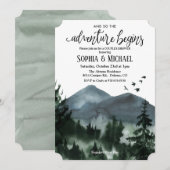 Het avontuur begint de Uitnodiging van de Vertonin (Voorkant / Achterkant)