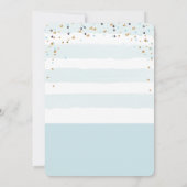 Het avontuur begint de Uitnodiging van het Baby sh (Achterkant)